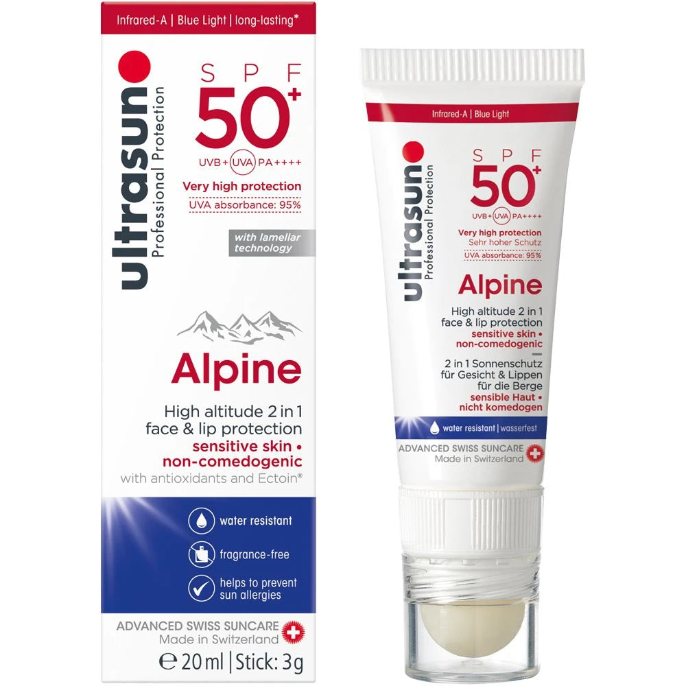 Ultrasun ALPINE SPF50+ COMBI CREAM & STICK